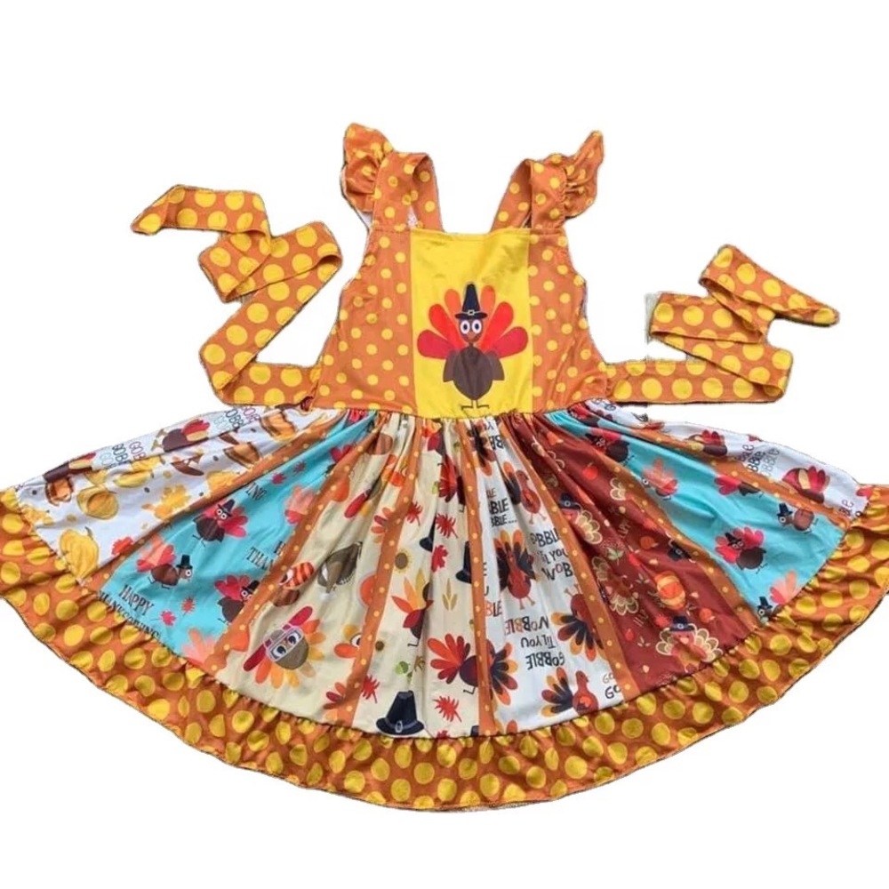 Thanksgiving Turkey cute Twirl Dress